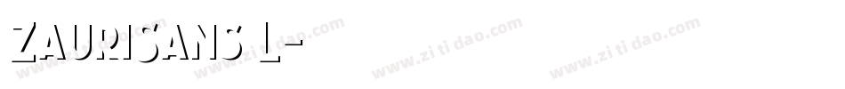 ZauriSans L转换器字体转换